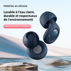 Bouchons d’Oreilles Sommeil en Silicone (réutilisables)