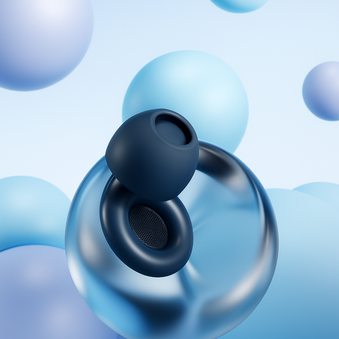 Bouchons d’Oreilles Sommeil en Silicone (réutilisables)