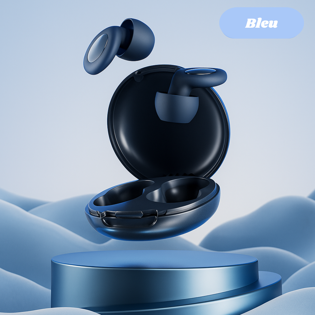 Bouchons d’Oreilles Sommeil en Silicone (réutilisables)