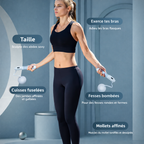 Corde à Sauter Connectée 2-en-1 — cardio simple à la maison