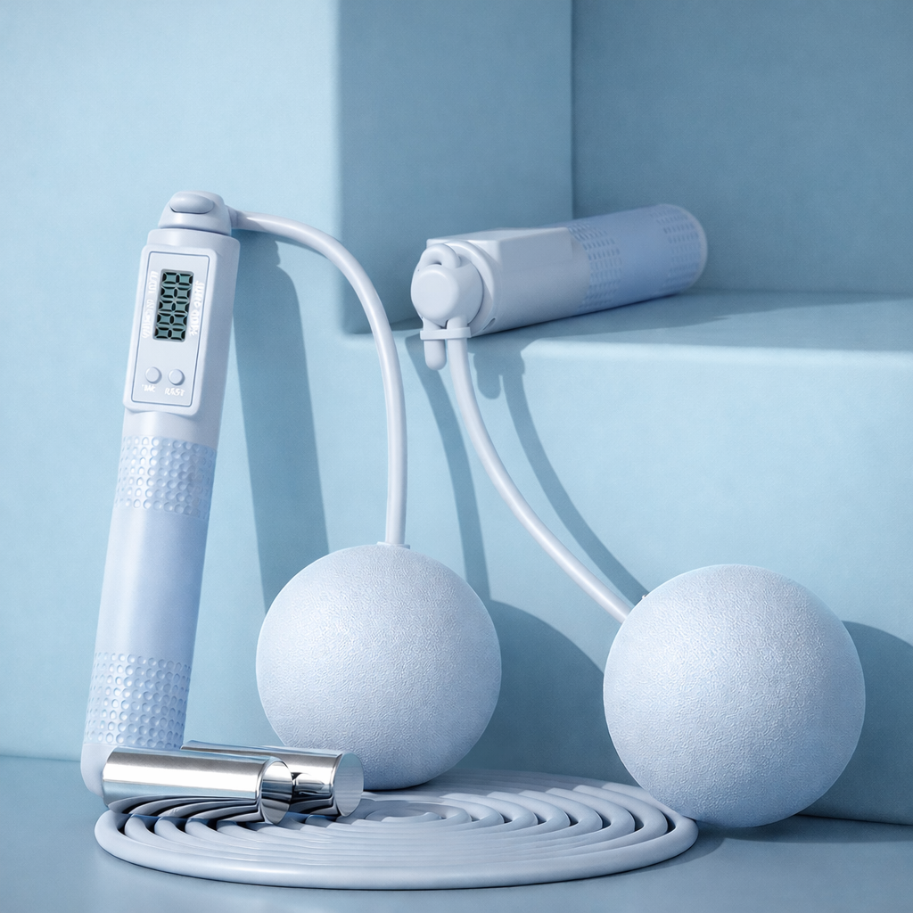Corde à Sauter Connectée 2-en-1 — cardio simple à la maison