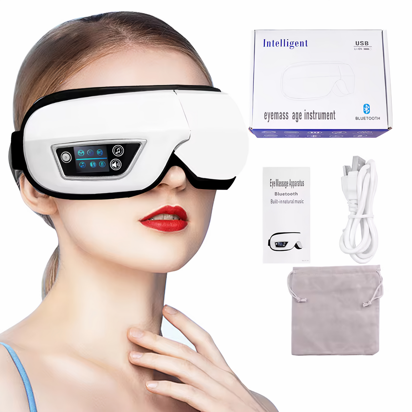 Masque de Massage Oculaire Intelligent