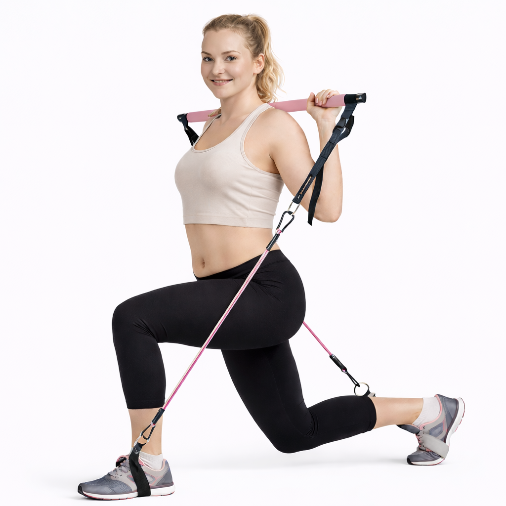 Kit Barre Pilates & Élastiques de Résistance — L'essentiel du mouvement à la maison