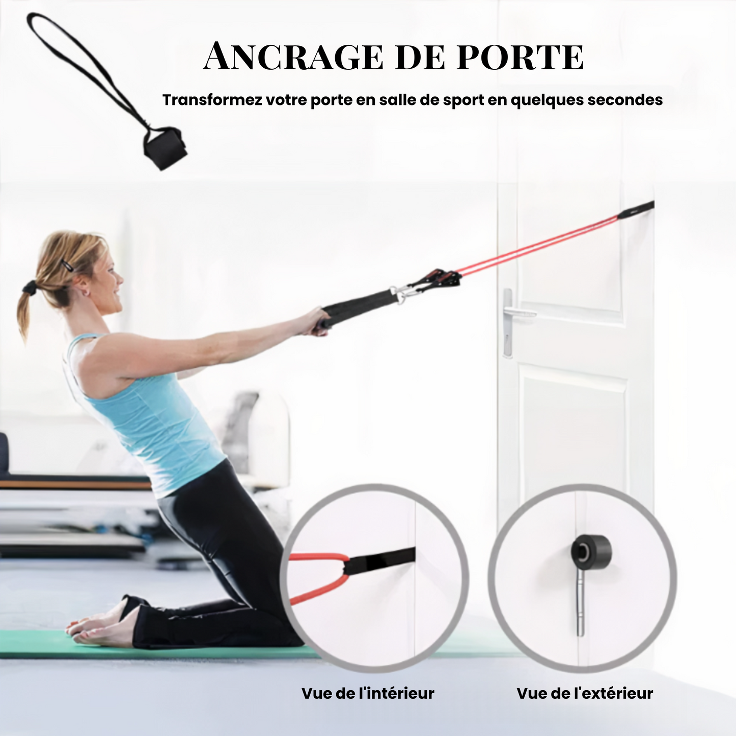 Kit Élastiques de Musculation et Barre de Fitness