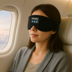 Masque de Sommeil Bluetooth 3D — blackout & audio intégré