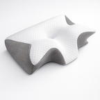 Oreiller Cervical Mémoire de Forme 2-en-1 — Soulage la nuque, aligne la colonne