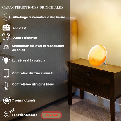 Réveil Intelligent avec Simulation de Lever de Soleil